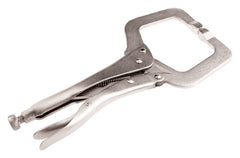 Forney 70201 C-Clamp Pliers, Deluxe Locking, 10-1/2-Inch,Silver Plated