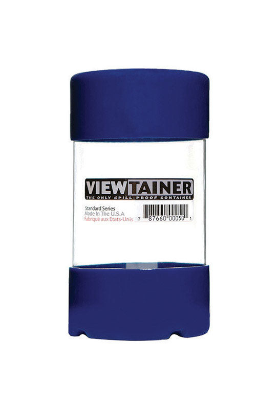 Viewtainer 3 in. L x 3 in. W x 5 in. H Slit Top Container Plastic Blue