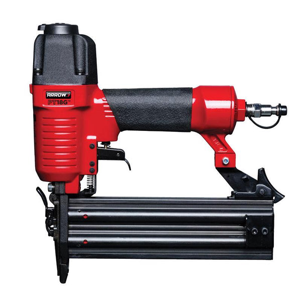 Arrow PT18G Gauge Oil-Free Pneumatic Brad Nailer - Small Light Trim and Interior Molding Work, Operates Up to 100psi Compression Unit, Fits 5/8", 3/4", 1", 1.5", 2" Brad Nails PT18G-3
