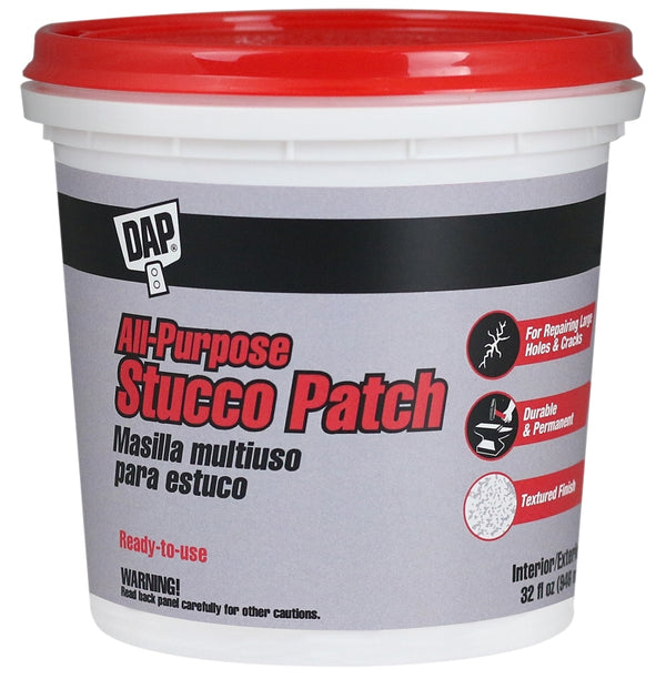 Dap 10504 All-Purpose Ready-To-Use Stucco Patch, 1-Quart