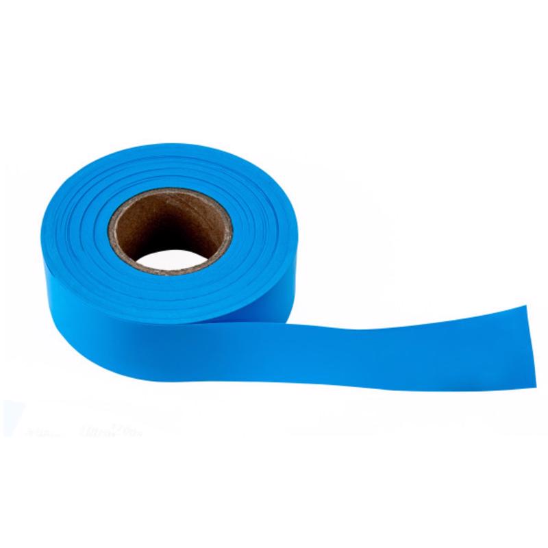 Subzero Flag Tape-150'x1-3/16''x5Mil Blue Fluorescent