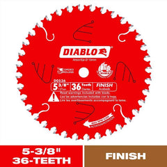 Freud D0536X Diablo 5-3/8-Inch 36 Tooth ATB Finish Cordless Trim Saw Blade