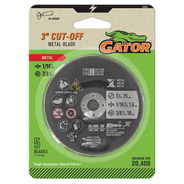 Dronco America Metal Cut Whl 3X1/16X3/8 9440GA
