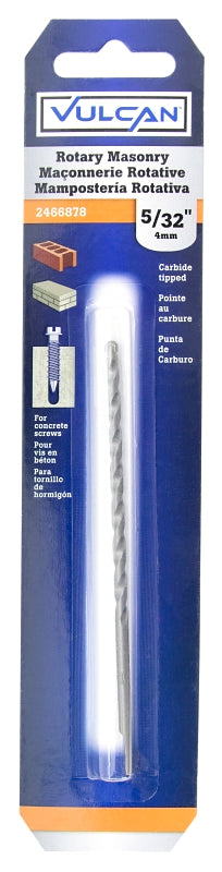VULCAN 374191OR Bit Masonry, 5/32 x 4.5"