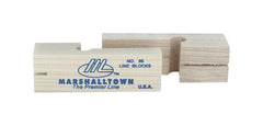 MARSHALLTOWN The Premier Line 86 3-3/4-Inch Wood Line Blocks (Pair)