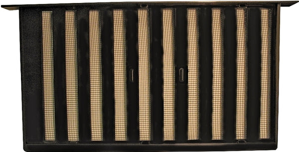 Witten Automatic Vent Bestvents 319BL Foundation Vent, Mesh Grill, Aluminum, Black