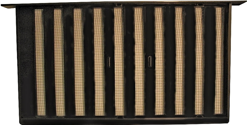 Witten Automatic Vent Bestvents 319BL Foundation Vent, Mesh Grill, Aluminum, Black