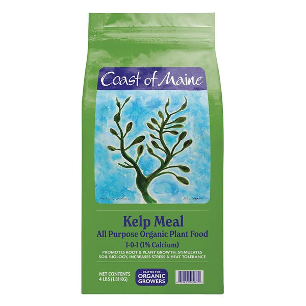 Coast of Maine KM6000 Kelp Meal All Purpose Organic Plant Food (1-0-1), 4 Lbs. - Quantity 1 1CCKPF4LBCASE