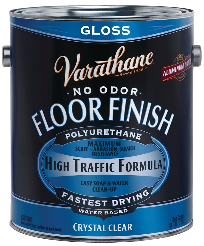 RUST-OLEUM 230031 Varathane Gallon Gloss Waterborne Diamond Floor Finish 1 Gallon, Packaging May Vary