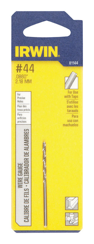 Irwin" High Speed Steel Wire Gauge Drill Bit