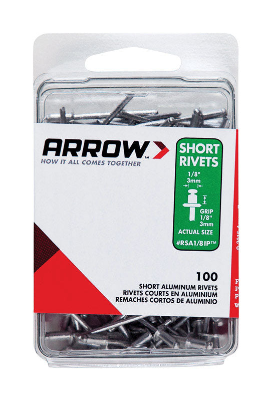 Arrow Fastener Company LLC Rvt Al 1/8"X1/8" 100PK RSA1/8IP