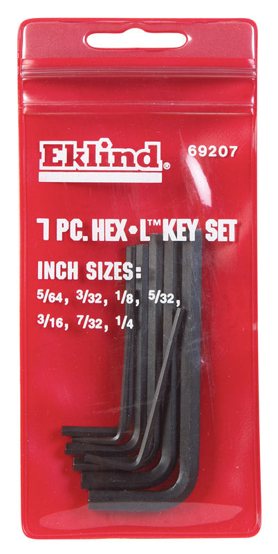 EKLIND TOOL 69207 Hex-L Key Set, 7-Piece