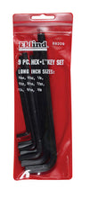 Eklind 69209 hex key set Red