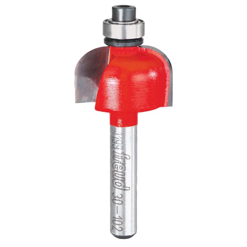 Freud 1/4" Radius Cove Bit with 1/4" Shank (30-102)