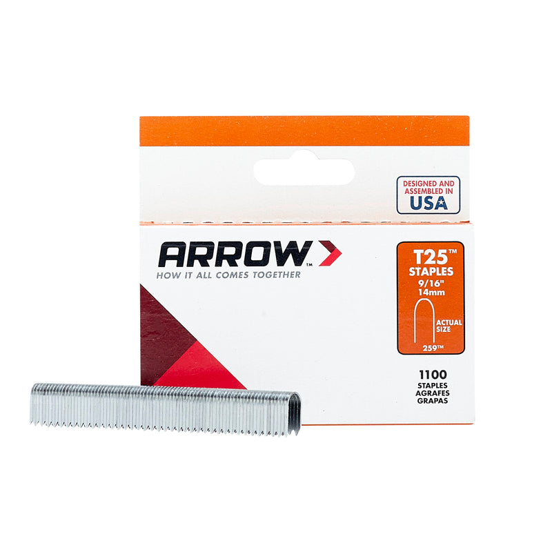 Arrow Fastener 259 9/16" T25 Staples