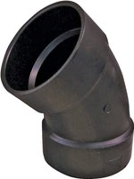 Thrifco Plumbing 3 Inch ABS 45 Degree Elbow ABS Construction 102503BC