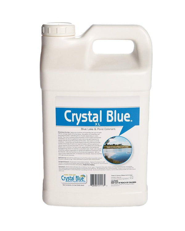 Crystal Blue XL Commercial Lake & Pond Dye - Royal Blue Color - 2.5 Gallon 01113
