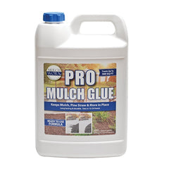 Mulch Worx Pro Mulch Glue - Ready to Use Gallon (128oz) - Glues & Locks Mulch, Pine Straw, Dust & Dirt - Professional Grade Landscape Glue 60050