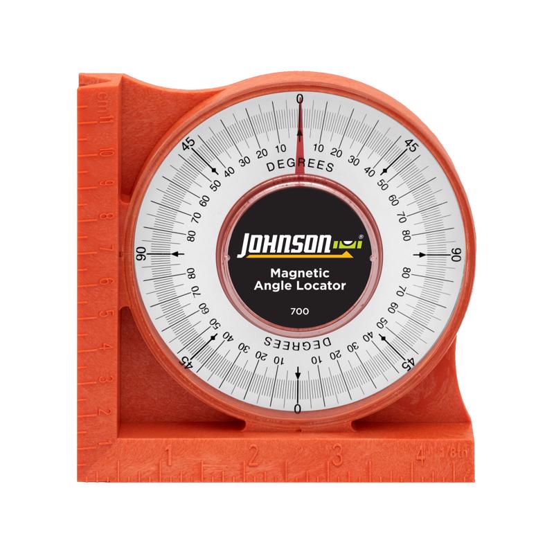Johnson 700 Magnetic Angle Locator, Orange - Quantity 5