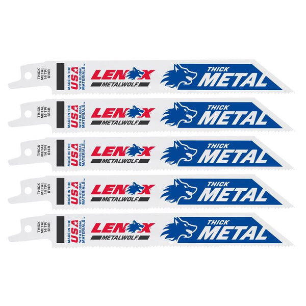 Lenox American Saw 20564-614R Recipbld 14T 6" 5Pk