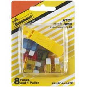 Eaton BUSSMANN Automotive Blade Fuse Kit with 6 Fuses Included; Fuse Series Included: ATC BP/ATC-AH8-RPP