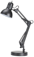 Boston Harbor TL-WK-134E-BK-3L Swing Arm Adjustable Desk Lamp, 60 W, A19, Black
