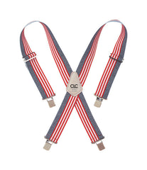 CLC 110USA work suspender Blue/Red/White