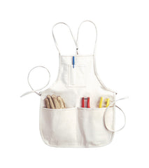 CLC Heavy Duty 4 pocket Canvas/Cotton Bib Apron White 1 pk