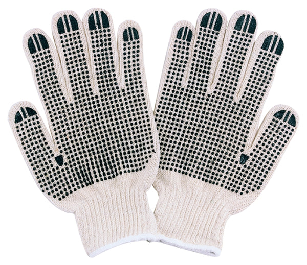 Diamondback Glove Cotton Wht W/Dots 1 Size FO809PVD2