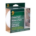 Duck Brand 394621 Light Traffic Carpet Tape, 1.88-Inch x 75 Feet, Single Roll,White 286377