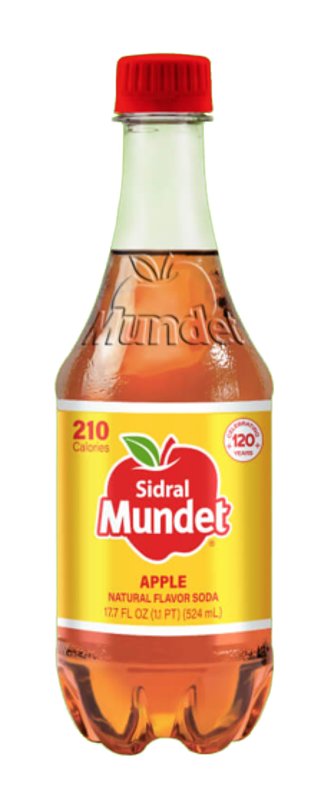 Jarritos, Sidral Mundet Pet Bottle, 17.7 Fl Oz
