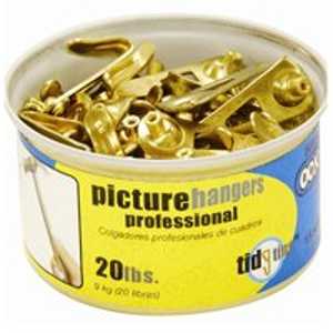 The Hillman Group Ook 50673 20# Professional Picture Hooks In Tidy Tin 15 Count