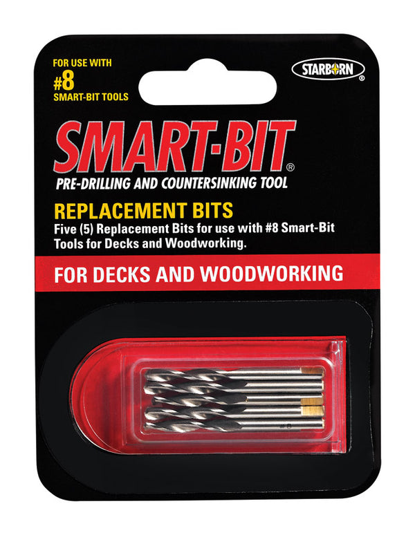 Starborn Replacement Bits for No 8 Trim Smart-Bit Pre-Drilling and Countersinking Tool (Item No BDA141) BDA161