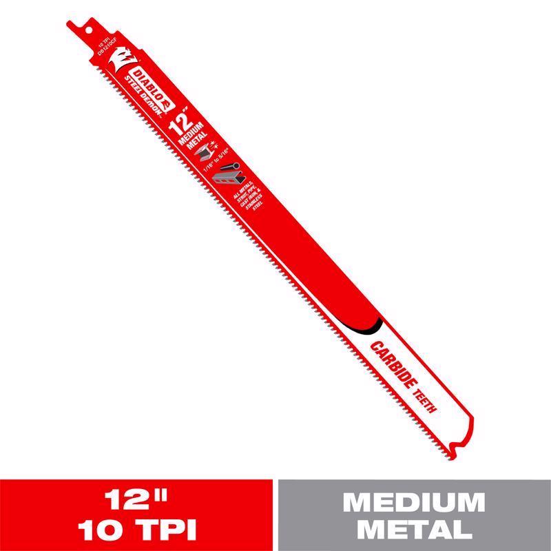 FREUD DS1210CF 1pk 12" CT-Medium Metal 10 TPI