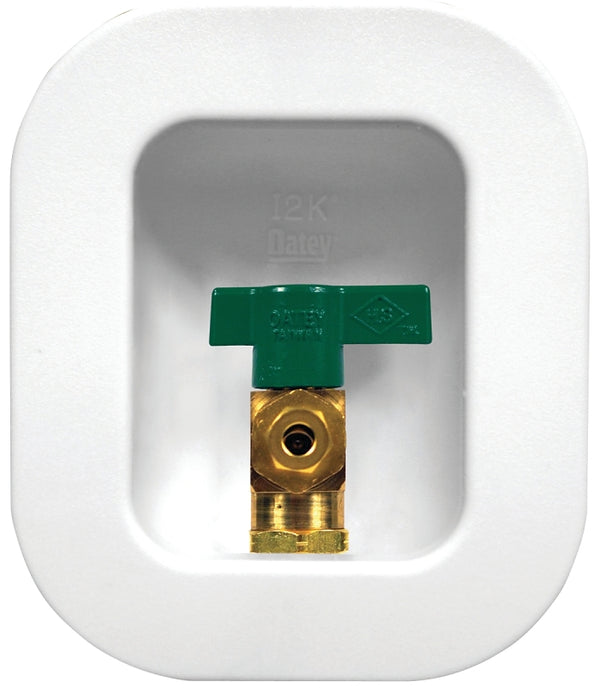Oatey 39130 1/4 Turn Low Lead Ice Maker Box With Nails