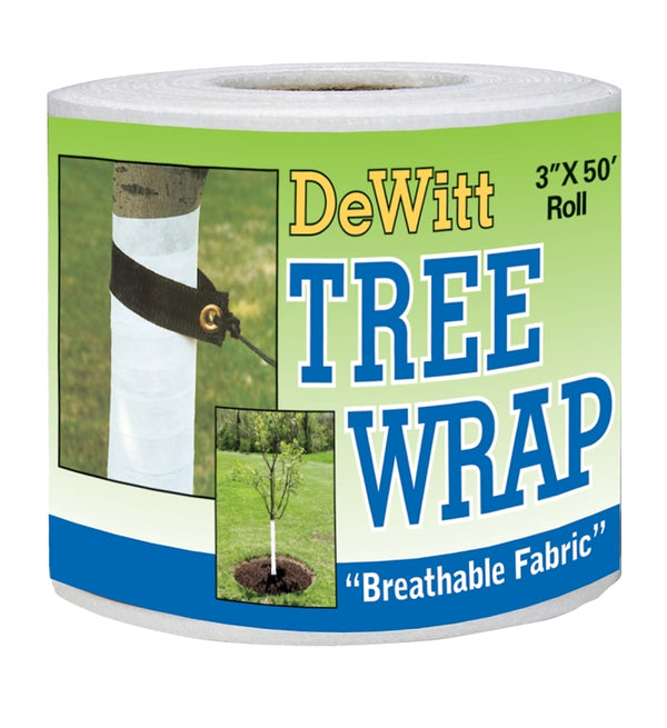 Dewitt 3-Inch by 50-Foot Tree Wrap White TW3W