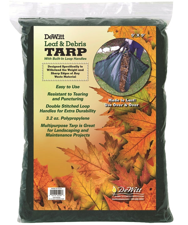 Dewitt Leaftarp9x9-12 Leaf and Debris Tarp, 9 Feet X 9 Feet