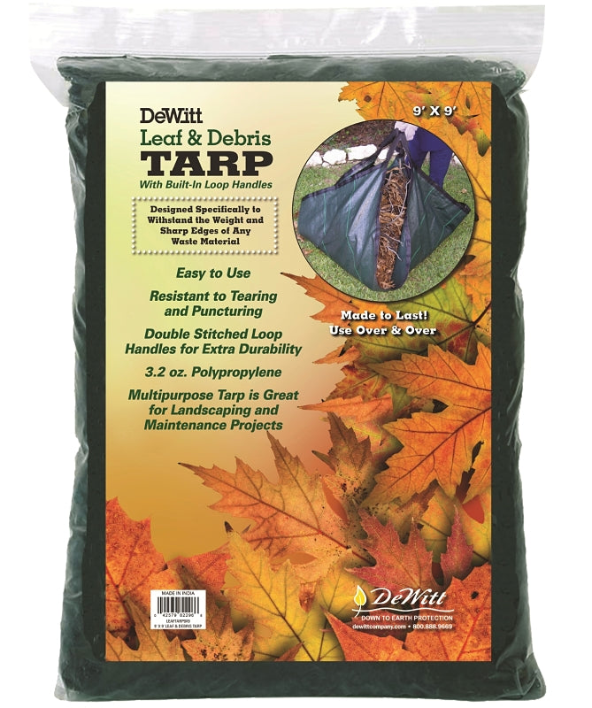 Dewitt Leaftarp9x9-12 Leaf and Debris Tarp, 9 Feet X 9 Feet