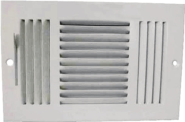 Mintcraft Register Sidewall 3wy 10x6 Wht SW03-10X6