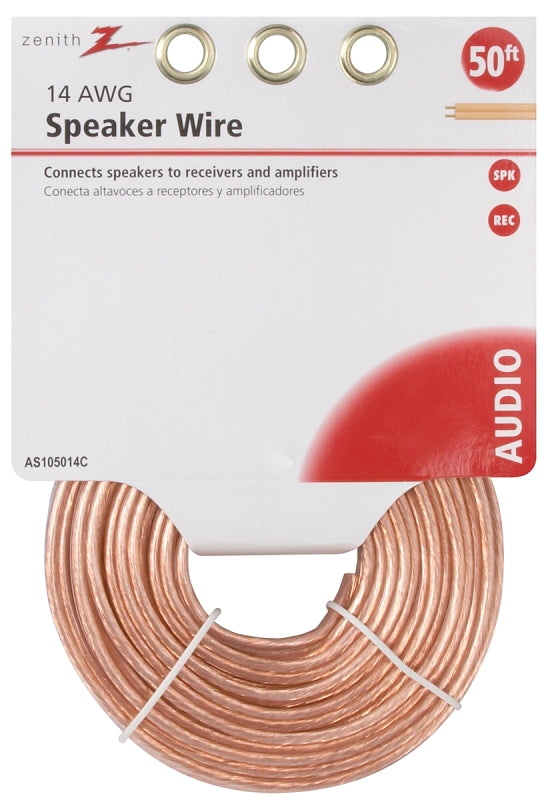 AmerTac - Zenith AS105014C 14 AWG Speaker Wire 50 Feet