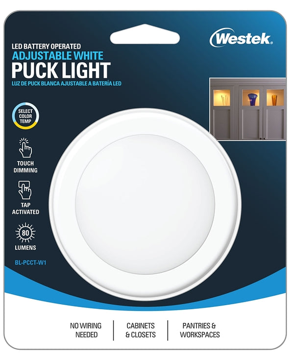 Westek BL-PCCT-W1 puck light, White