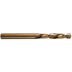 Century Drill & Tool 74112 Left 3/16 in X 2-7/8 in L Cobalt Steel Stubby Drill Bit Straight Shank 1 pc
