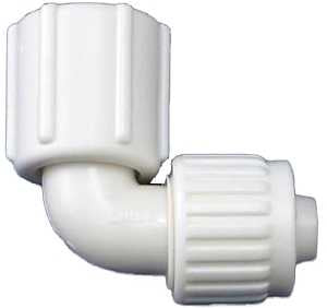 Flair-It 16816 Plastic Swivel Elbow, 0.5" Size