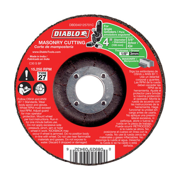 Freud Masonry Cutoff Disc 4" DBD040125701C