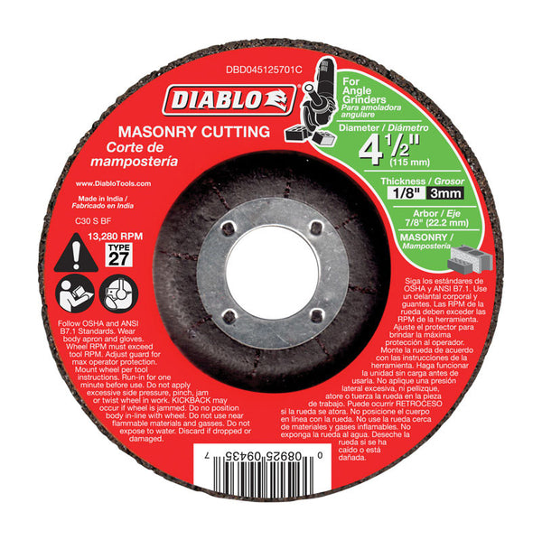 Freud-Diablo DB 4-1/2X1/8X7/8 MSNRY DC CO 27, Multi, one Size (DBD045125701C)