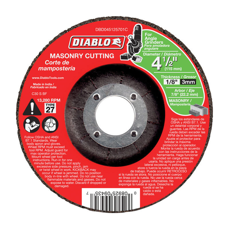 Freud-Diablo DB 4-1/2X1/8X7/8 MSNRY DC CO 27, Multi, one Size (DBD045125701C)