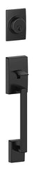 Schlage F58 CEN 622 Century Single Cylinder Exterior Entrance Handleset Lock, Matte Black (Exterior Half Only)