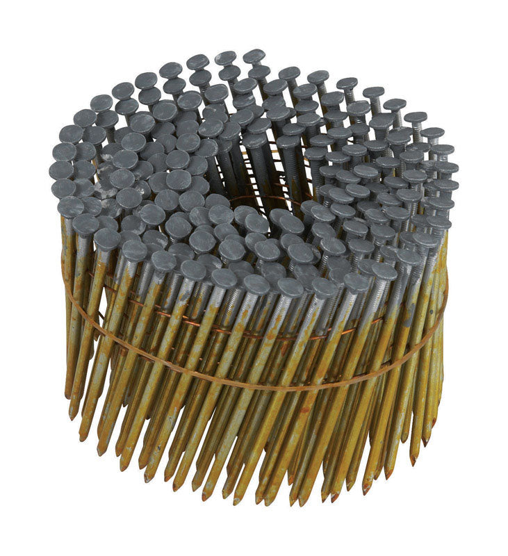 Metabo HPT 12706HPT Full Round Head Hot Dipped Galvanized Wire Coil Framing Nails 3" x.120 SM HDG FRH - 4M 4000 Count
