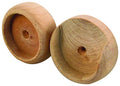 Prime-Line Products N 6794 Prime Line Rod Holder Closet Pole Socket, 1-3/8 in Id X 2-1/2 in Od X 5/8 in W, Wood, 1-3/8", Raw