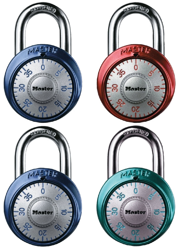Master Lock 1561DLTBLU Locker Lock Combination Padlock, 1 Pack, Light Blue
